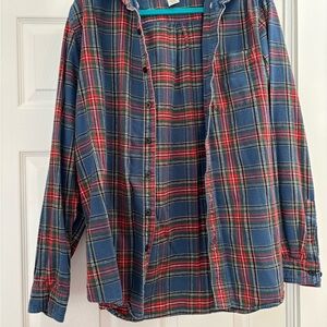 L.L. Bean Multicolor Plaid Shirt